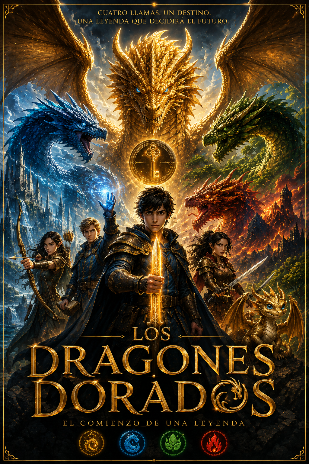 Dragones Dorados / Golden Dragons — 3,000 años dormidos. Ya despertaron.